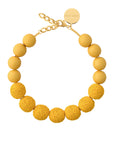 VB X BONSOL Raffia Beads Necklace Yellow