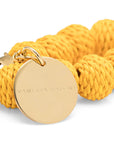 VB x BONSOL Raffia Small Beads Bracelet Yellow