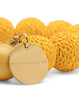 VB X BONSOL Raffia Beads Necklace Yellow