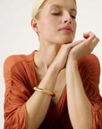 Flex Bracelet gold - creme brulee marble