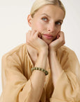 Mini Beads Flex Bracelet light olive