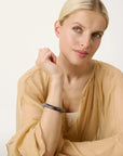 Flex Bracelet blue jeans marble