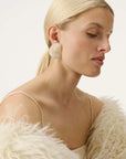 Big Nugget Earring pearl marble