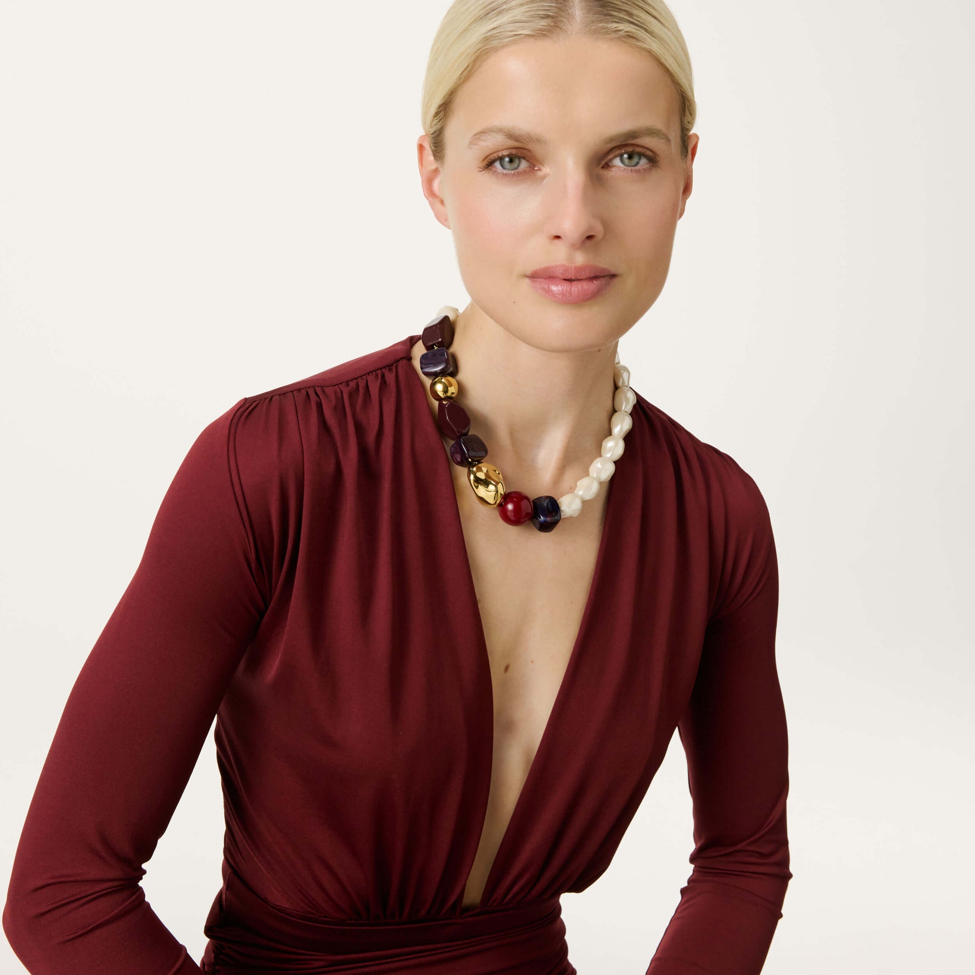 Winter Ibiza Necklace bordeaux