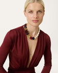 Winter Ibiza Necklace bordeaux