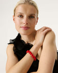 Hearts Bracelet scarlet red