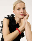 Mini Beads Flex Bracelet scarlet red