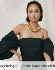 Beads Necklace Matt Black