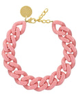 BIG Flat Chain Necklace rosé - Vanessa Baroni