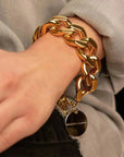 Flat Chain Bracelet Gold - Vanessa Baroni