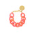 Flat Chain Bracelet Campari Orange - Vanessa Baroni