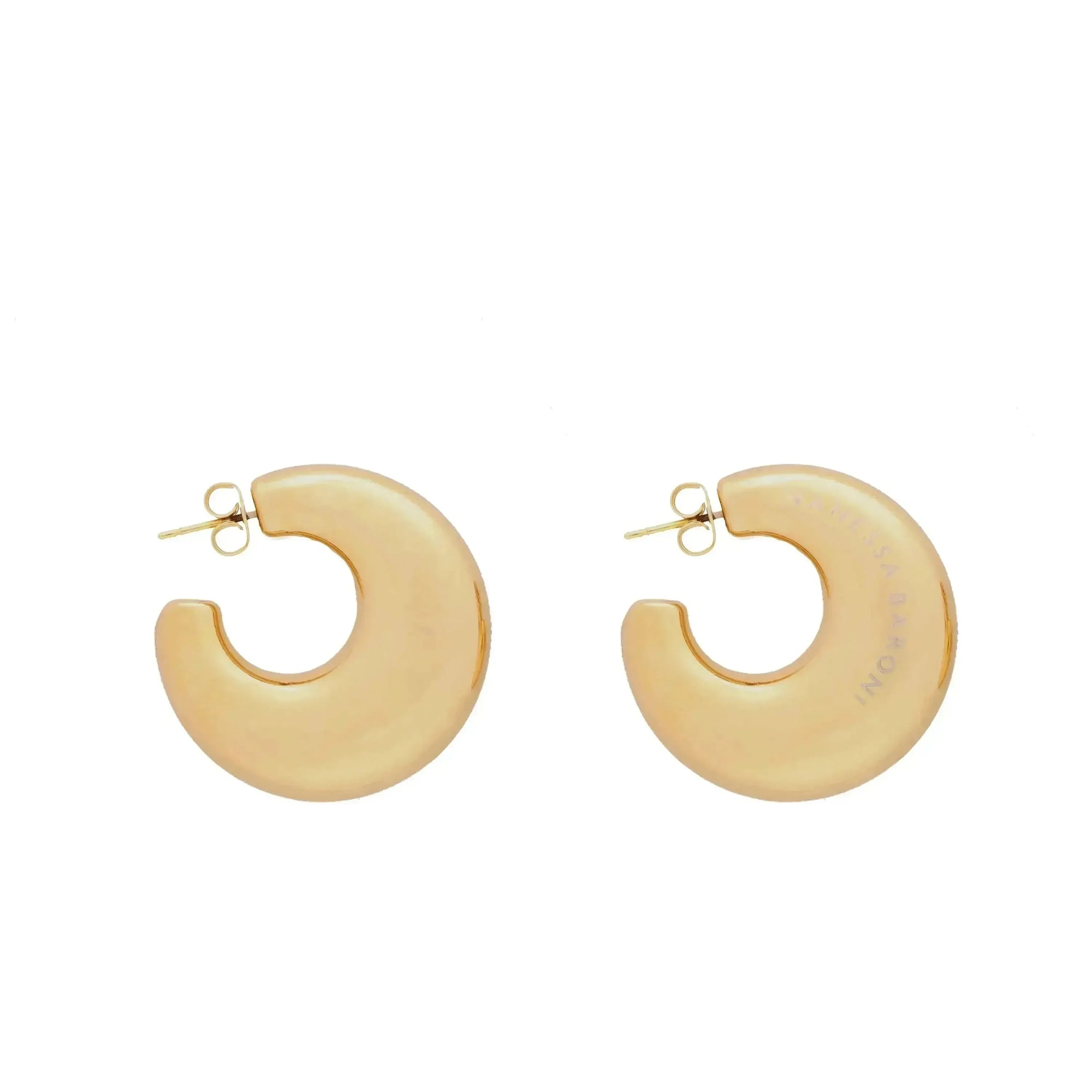 Moon Earring Gold - Vanessa Baroni