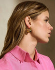 Moon Earring Gold - Vanessa Baroni