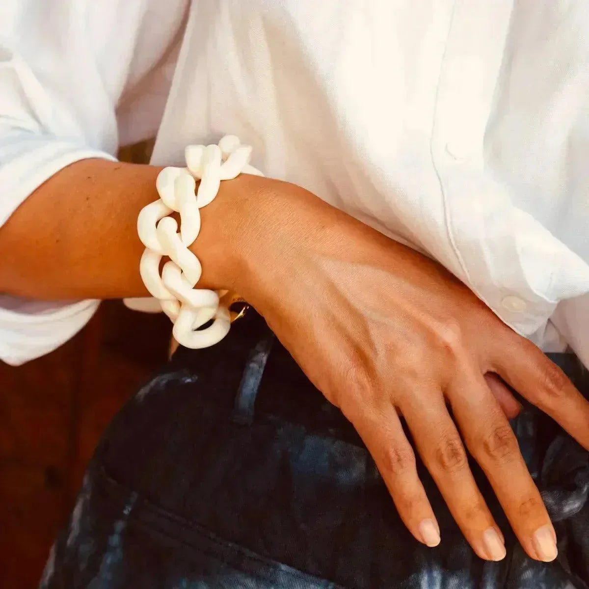 GREAT Bracelet Off-White - Vanessa Baroni