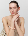 Small Turtle Bracelet peach sorbet