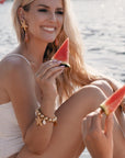VB X Jennifer Knäble Beach Flex Bracelet gold