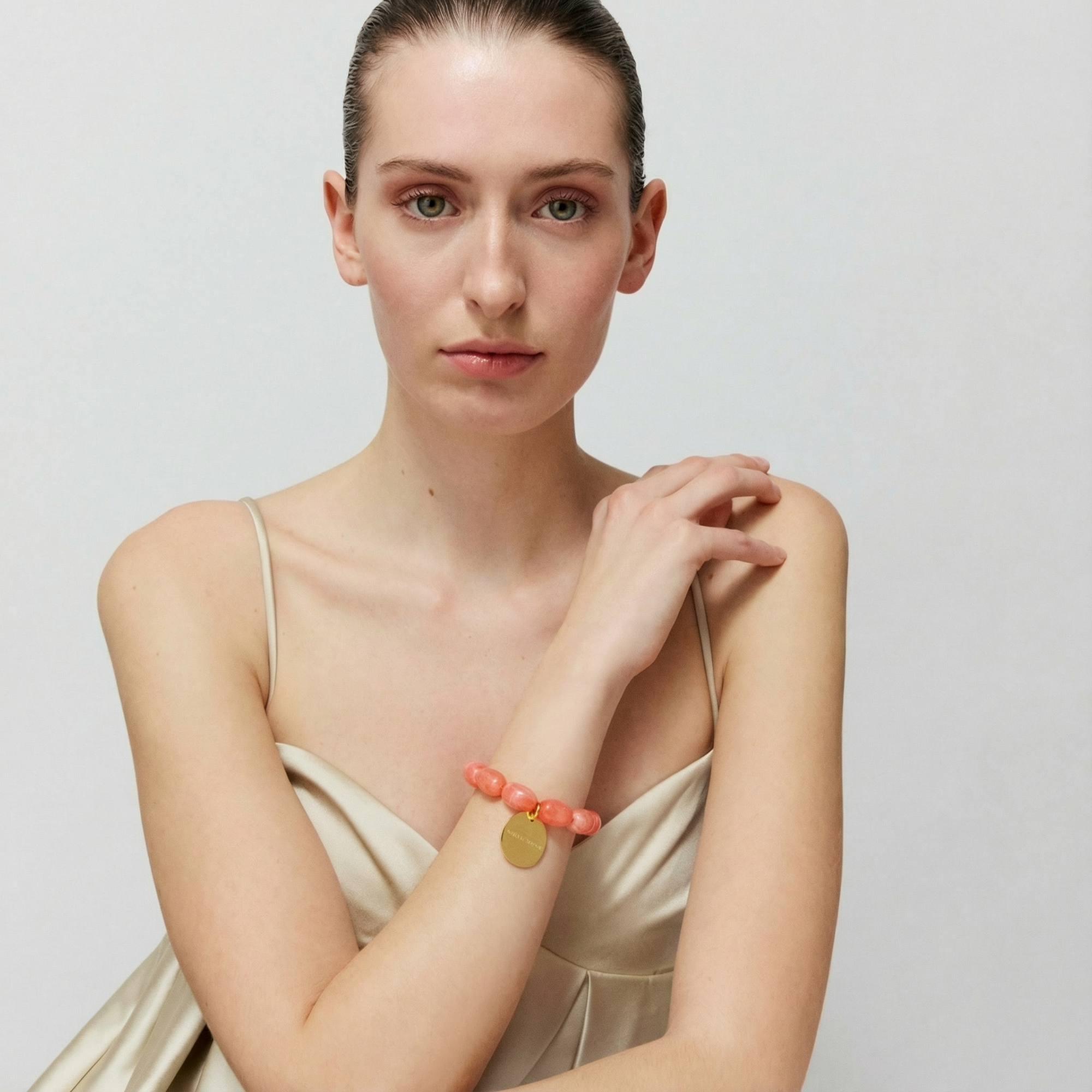 Olive Flex Bracelet watermelon marble