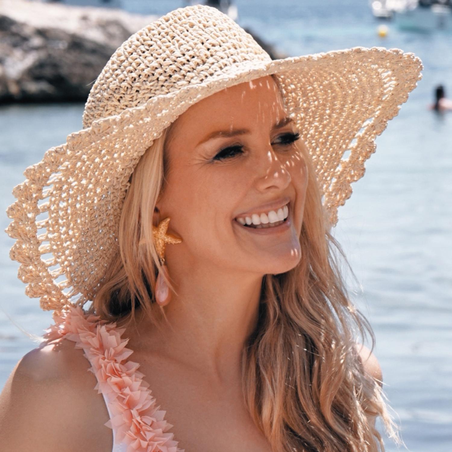 VB X Jennifer Knäble Starfish Drop Earring gold - apricot crush