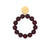 Beads Flex Bracelet bordeaux marble