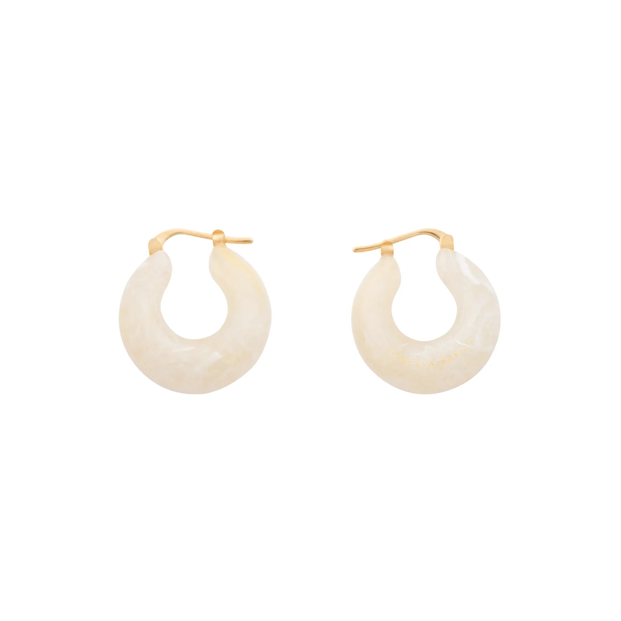 Circlet Earring pearl marble