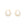 Circlet Earring pearl marble