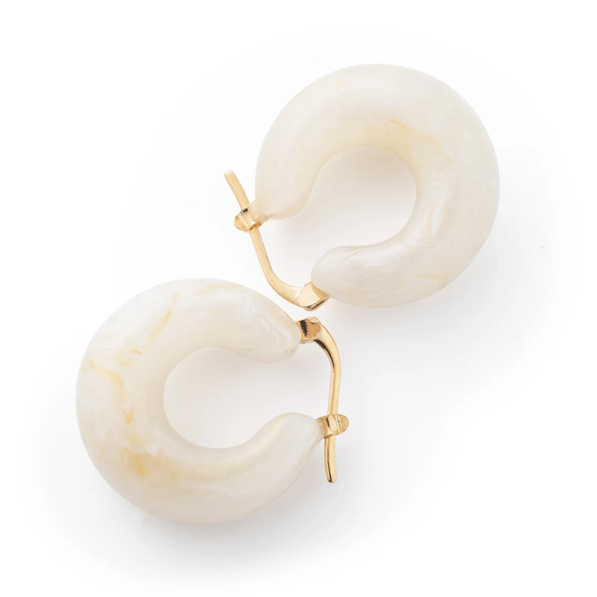 Circlet Earring pearl marble