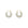 Circlet Earring snow green marble