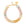 Flat Chain Necklace with gold neon rainbow