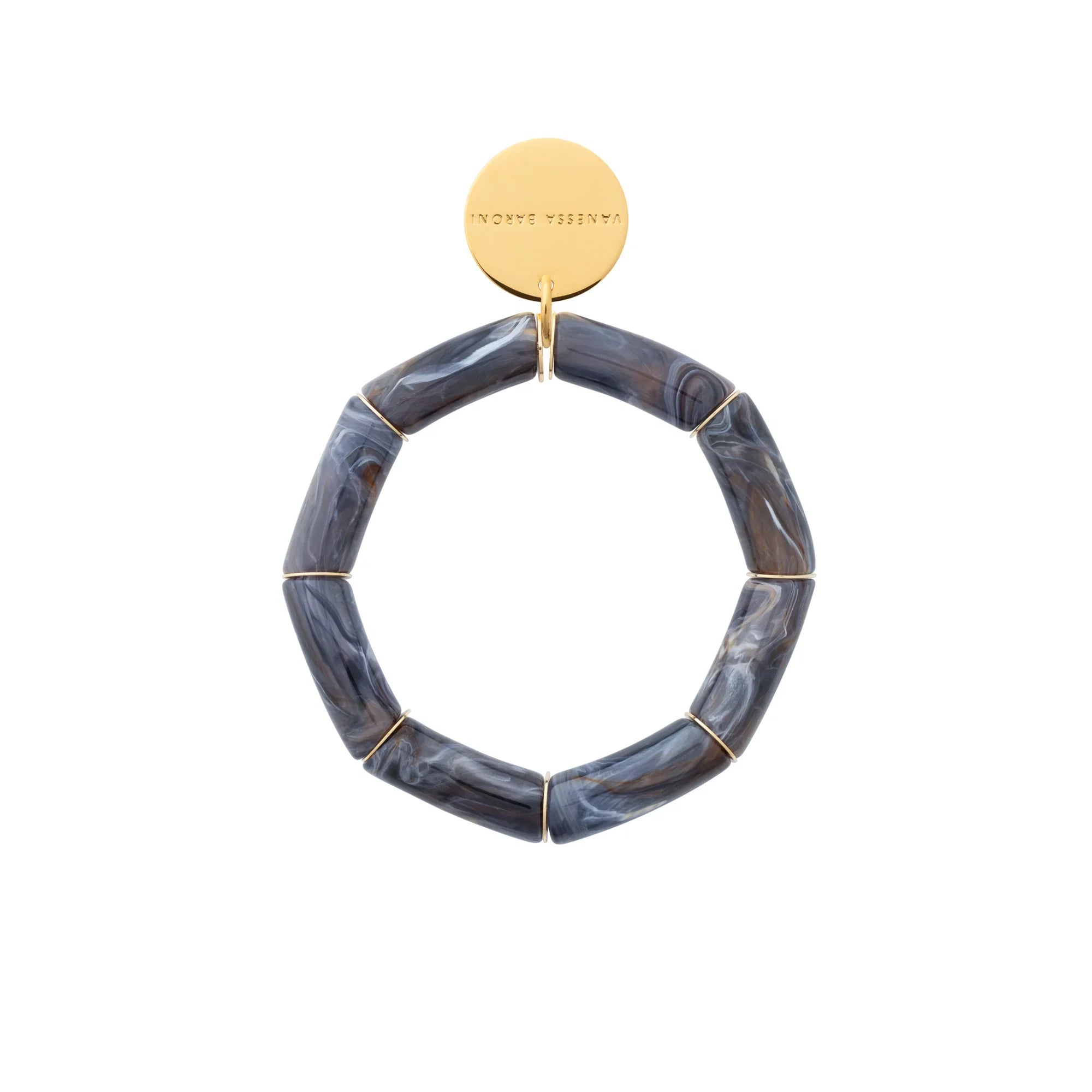 Flex Bracelet blue jeans marble