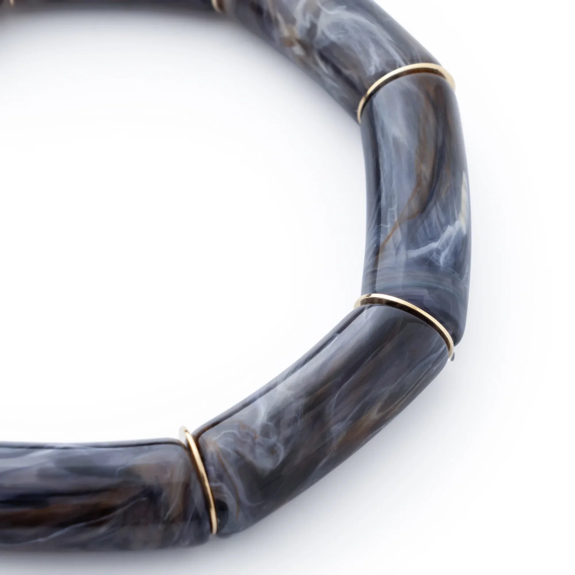 Flex Bracelet blue jeans marble