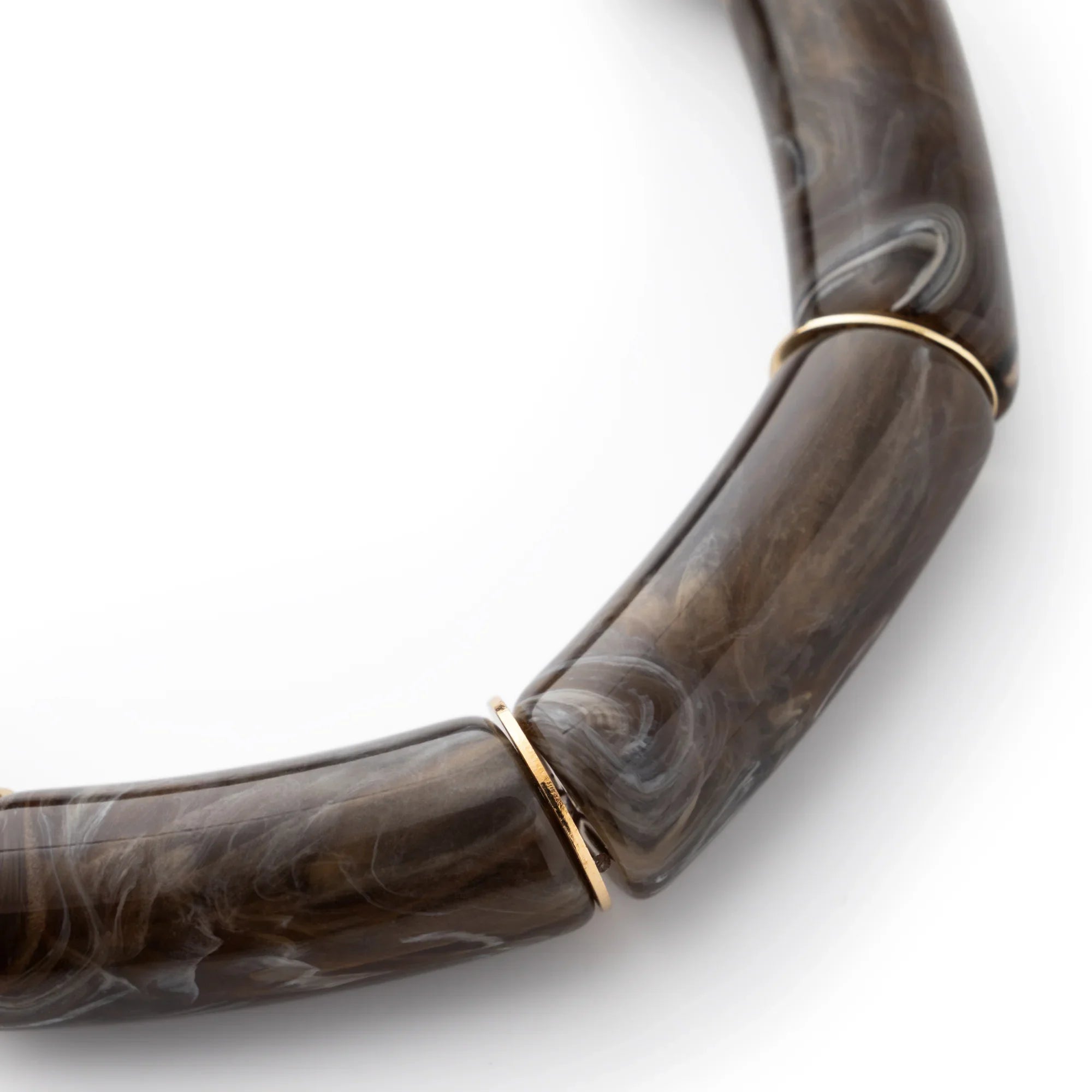 Flex Bracelet dark brown marble