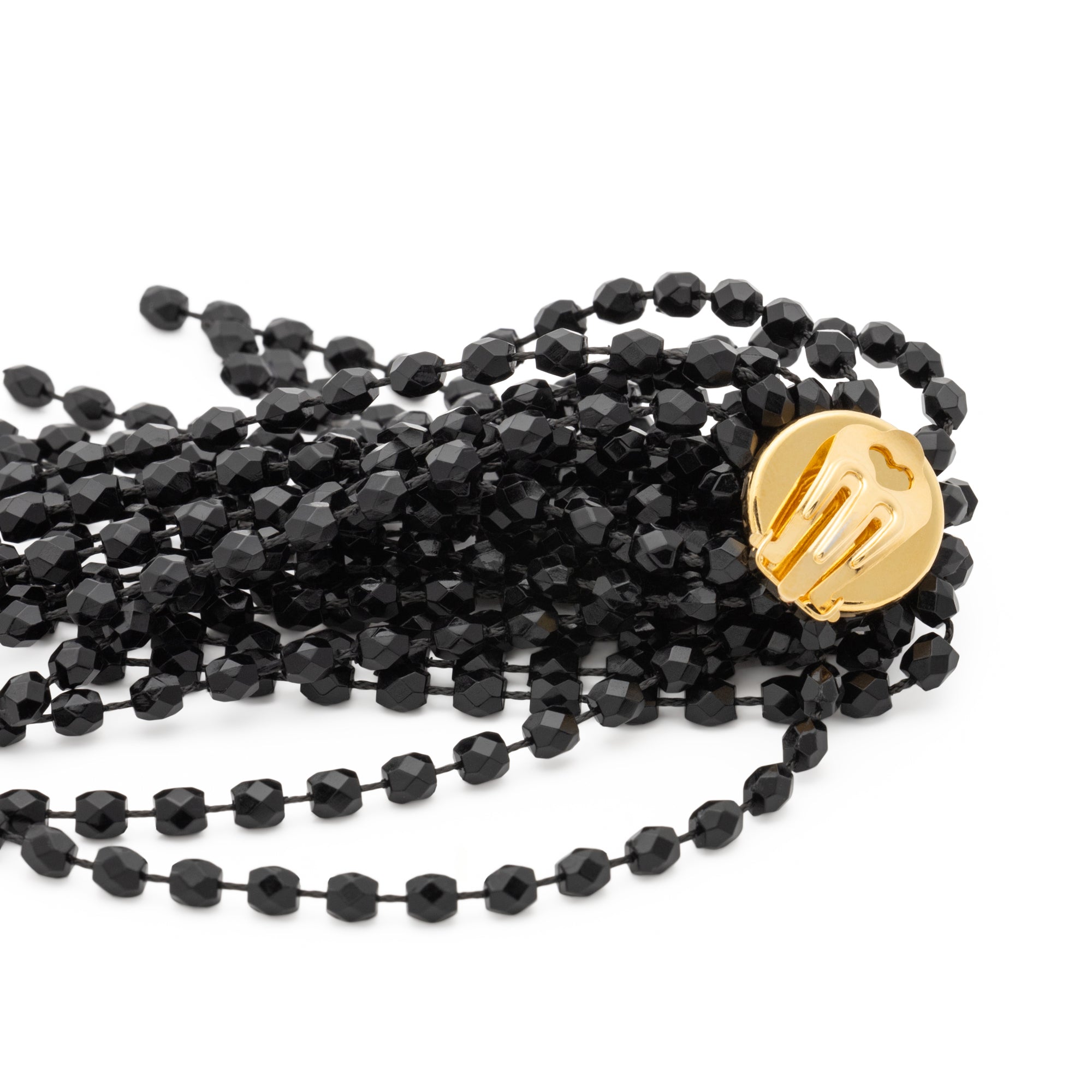 Fringe Earring black