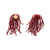 Fringe Earring bordeaux