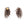Fringe Earring brown