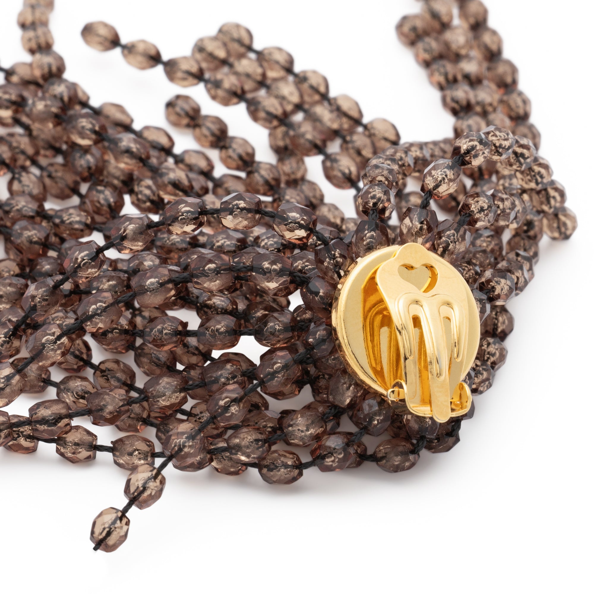 Fringe Earring brown