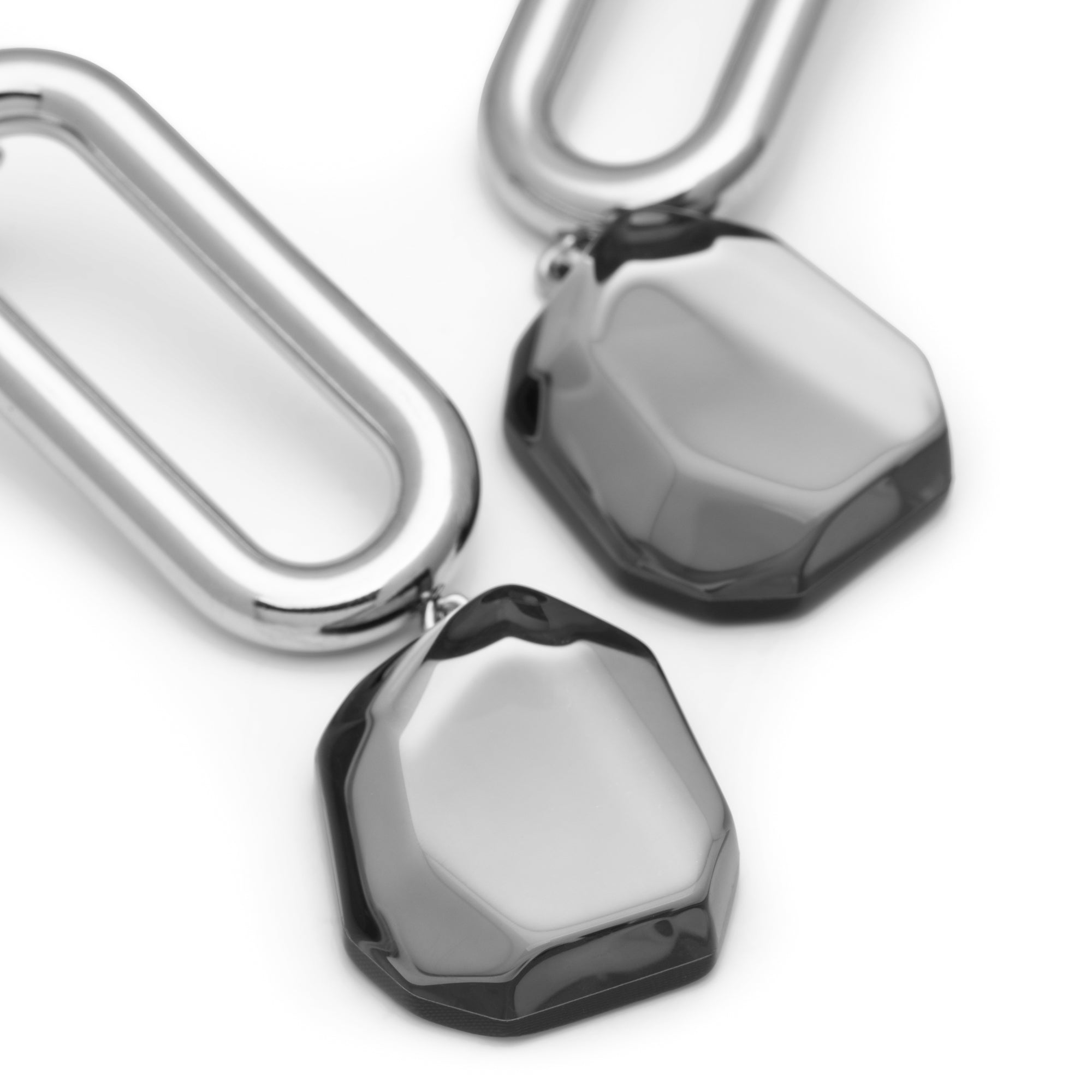 Galaxy Bold Link Earring silver
