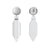 Galaxy Drop Earring silver clear