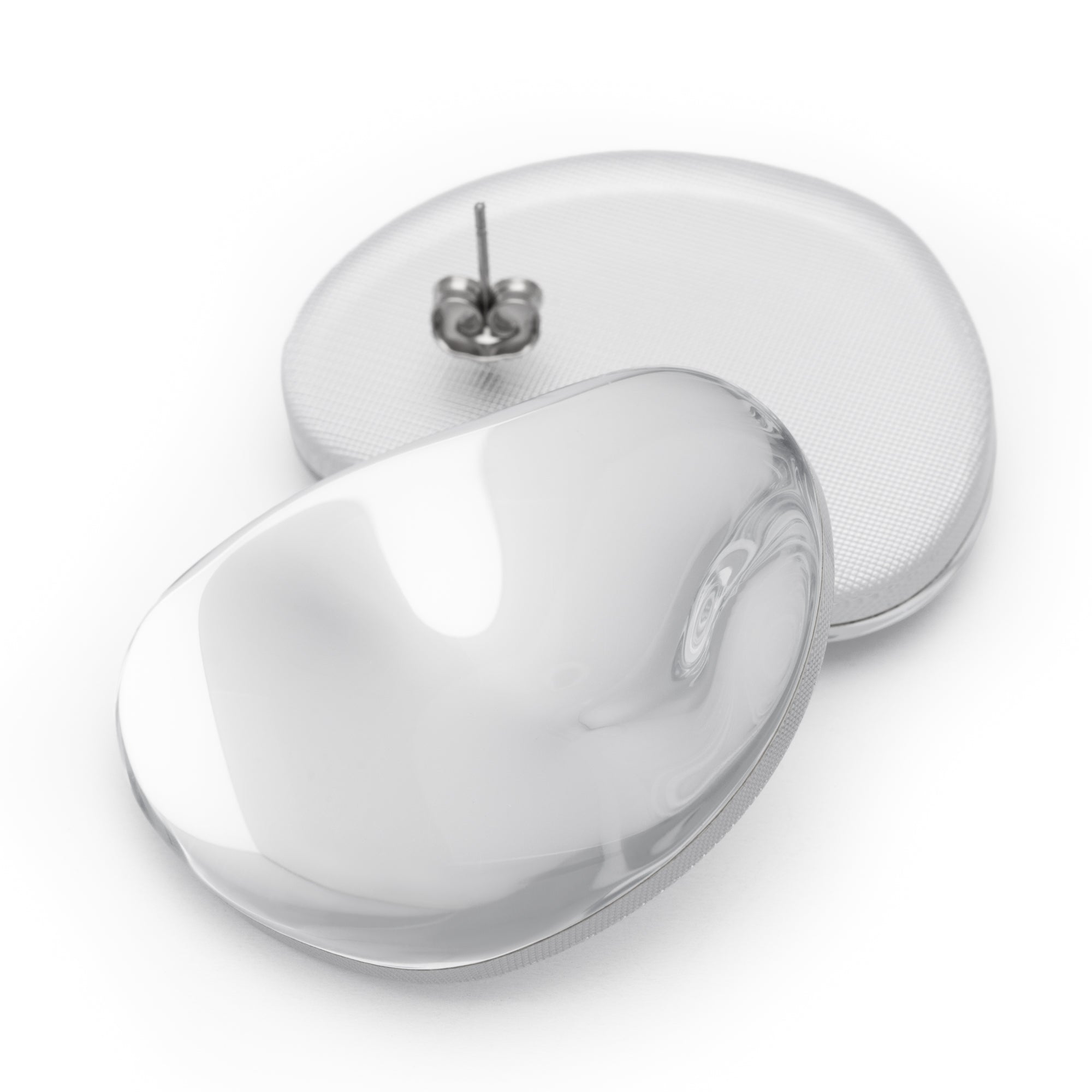 Galaxy Nugget Earring clear