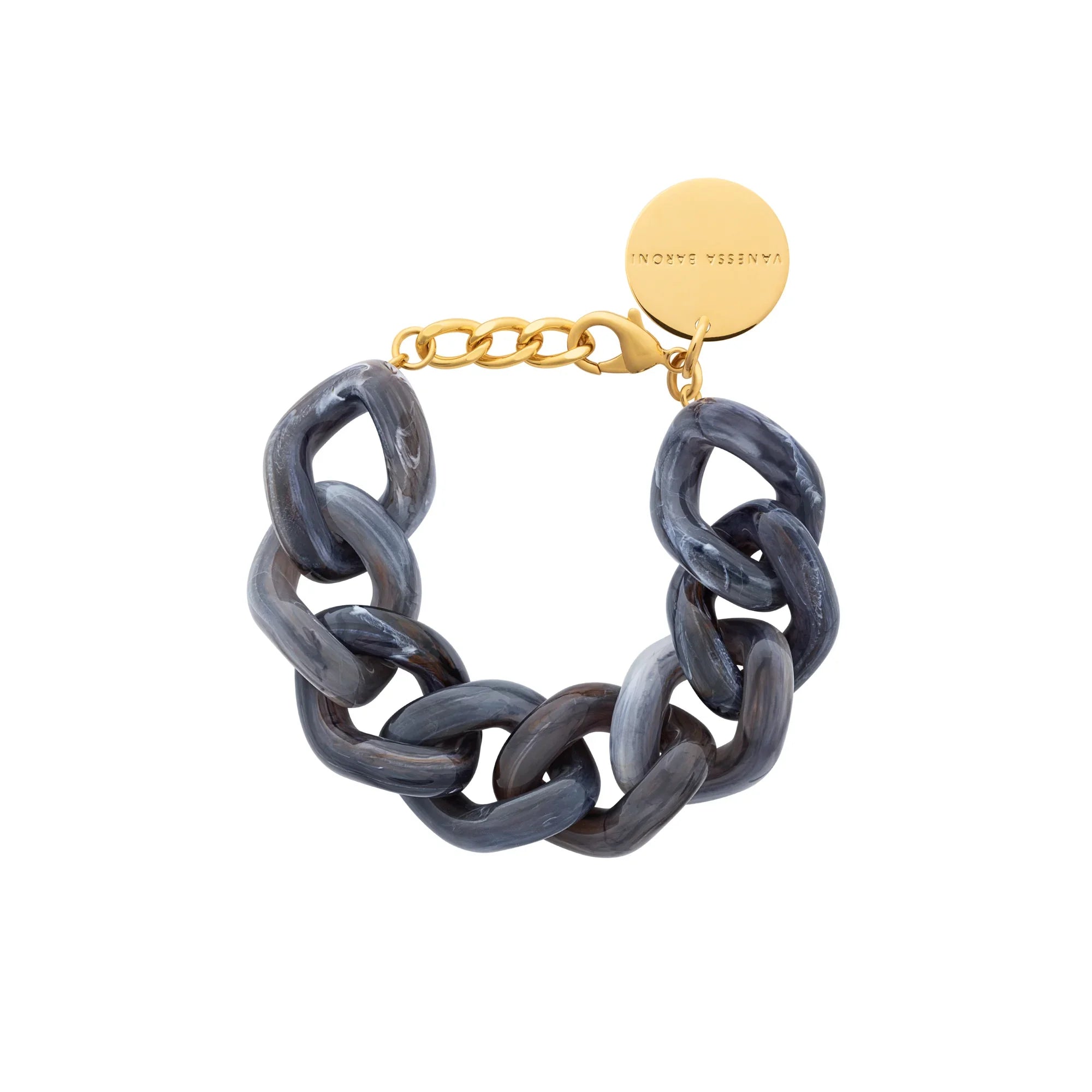Great Bracelet blue jeans marble