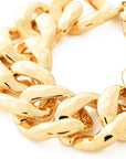 Hammered Bracelet gold