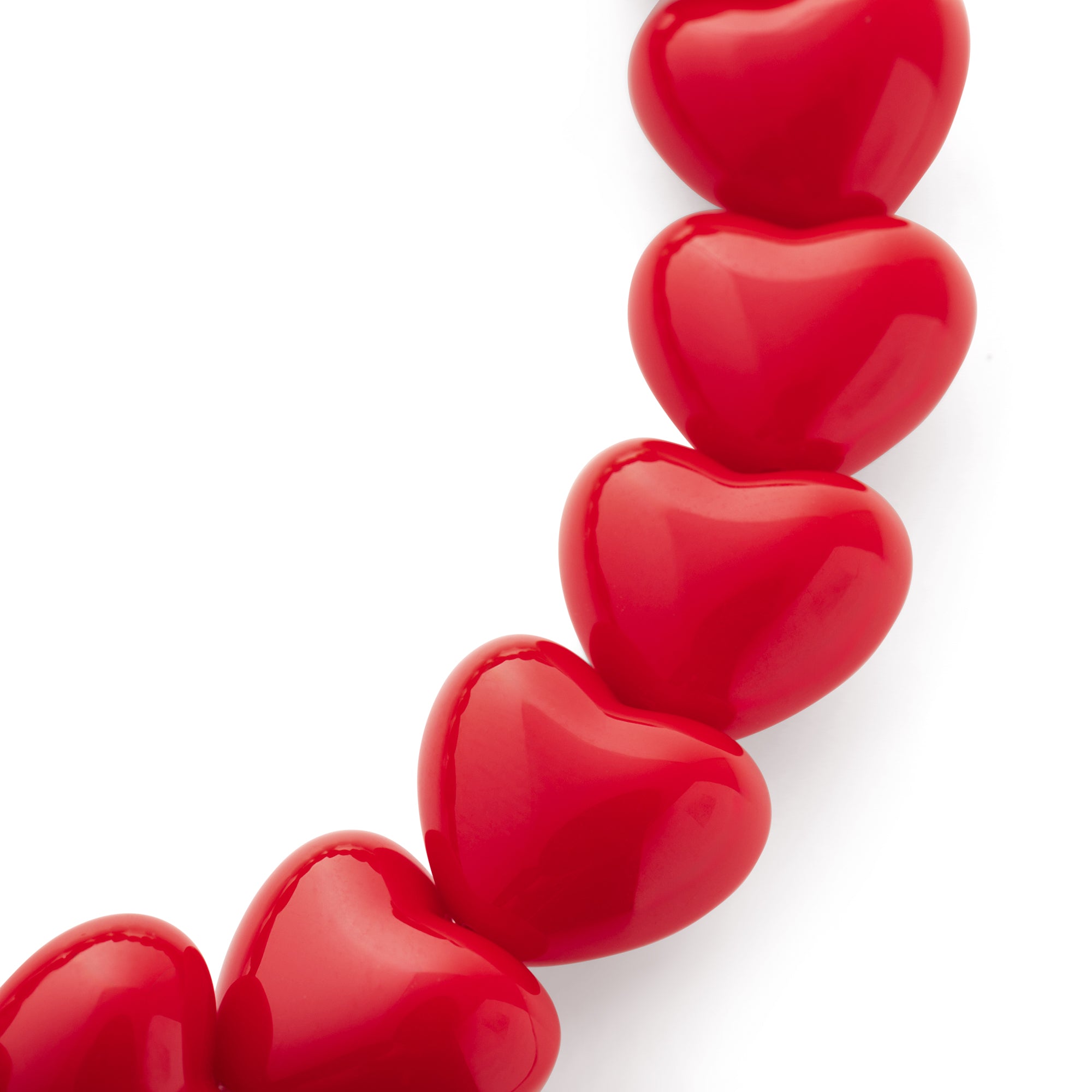 Hearts Bracelet scarlet red