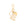 Letter Key Chain Charm gold E