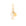 Letter Key Chain Charm gold I