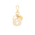 Letter Key Chain Charm gold O