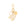 Letter Key Chain Charm gold R