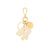 Letter Key Chain Charm gold R