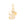 Letter Key Chain Charm gold S