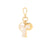 Letter Key Chain Charm gold T