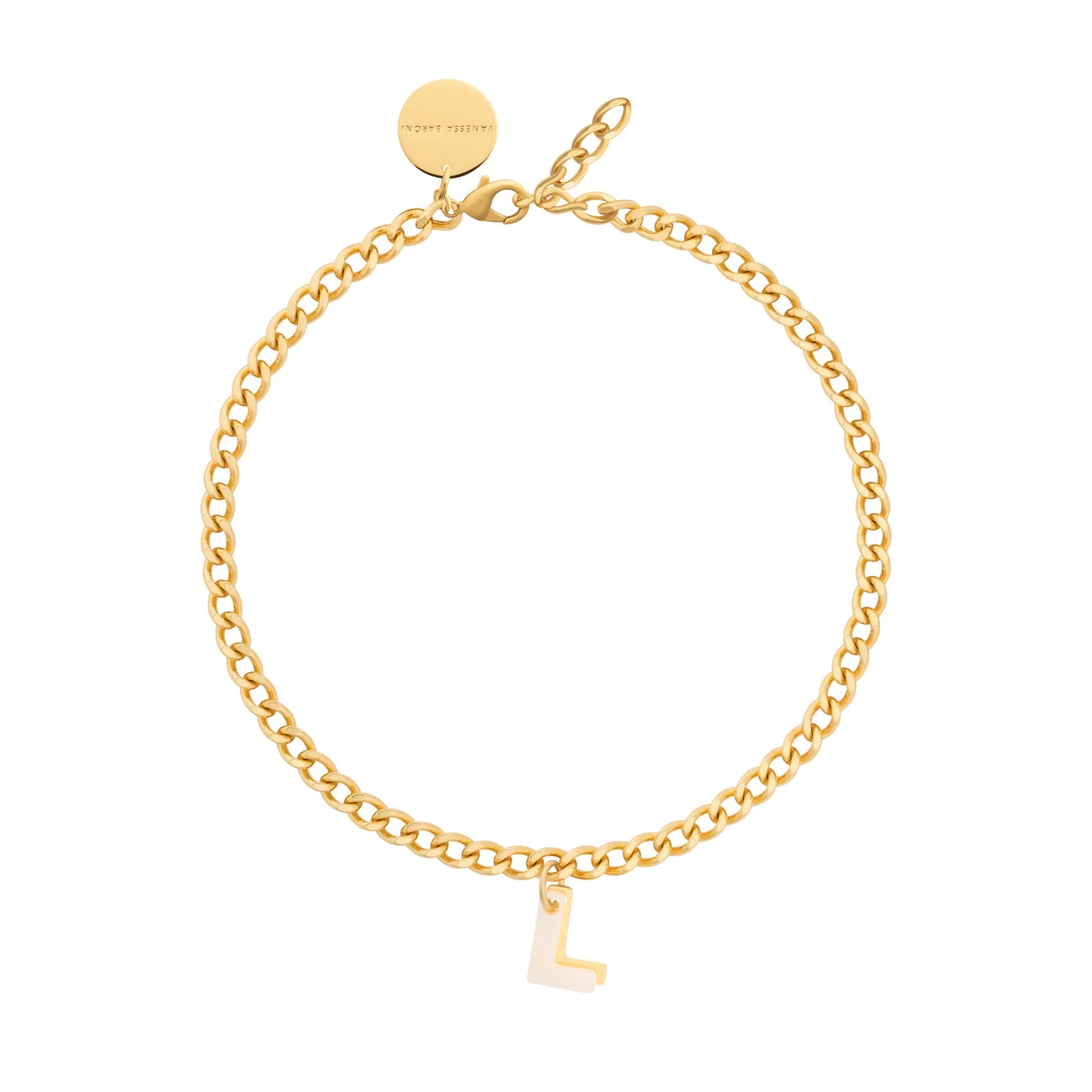 Letter Necklace gold L