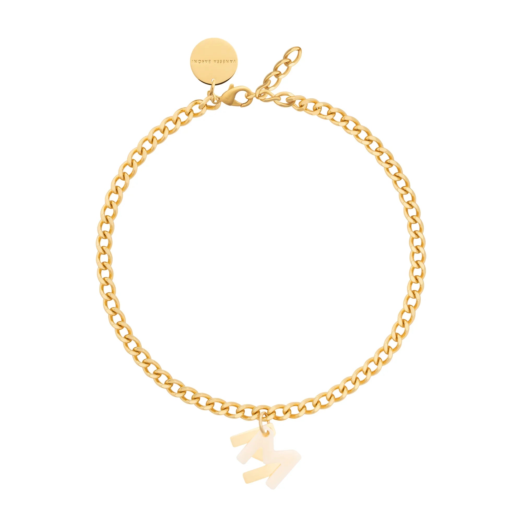 Letter Necklace gold M